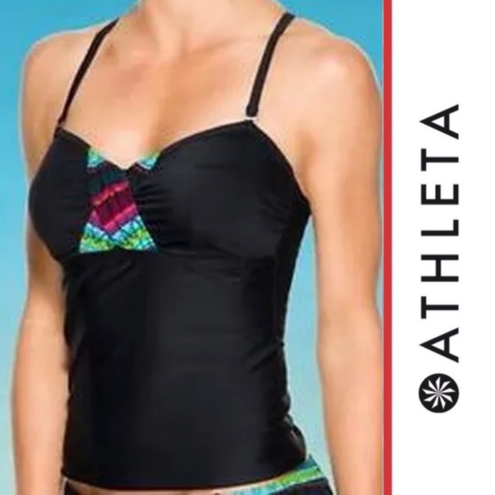 NWT Athleta Samba Tankini, Size 36 or 38 B/C, MSRP $76